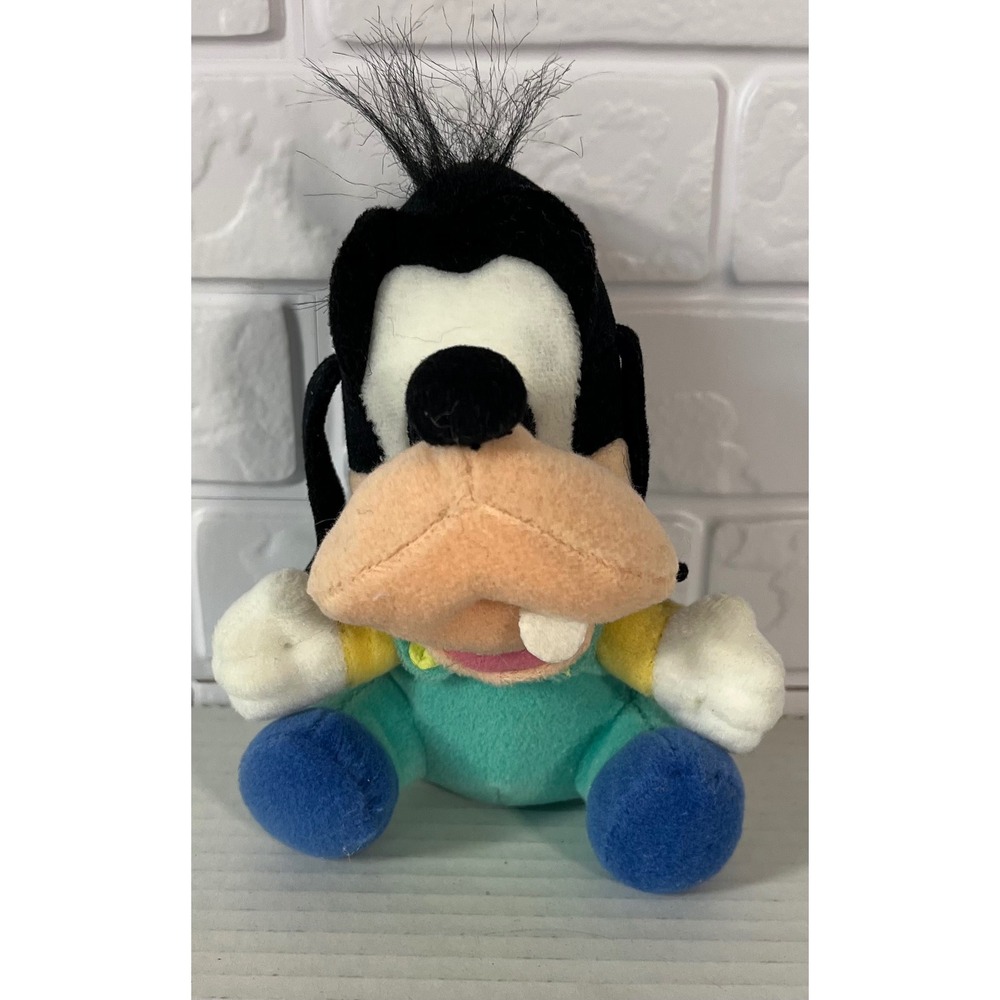 Disney Goofy Plush Toy Unisex Small Multicolor Vintage Style Stuffed Animal